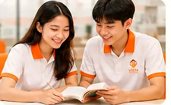 Học viên VISTA học nhóm nâng band IELTS 5.0